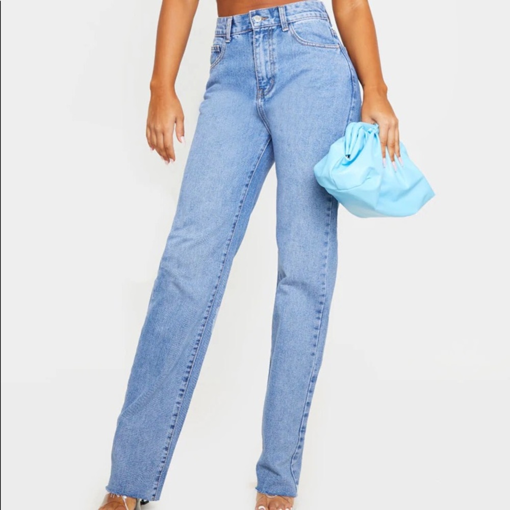 NWT Prettylittlething Long Straight Leg Jean